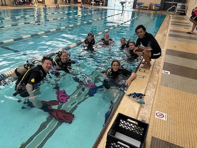 Open Water Class in a Pool