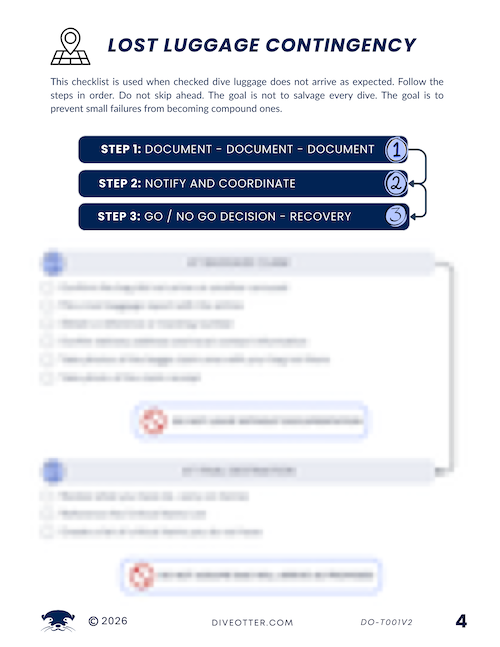 Lost Luggage Contingency - Page 1